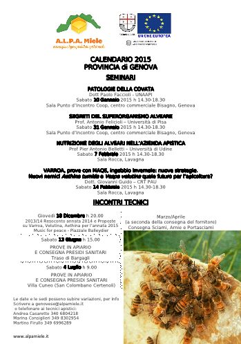 Incontri e seminari a Genova