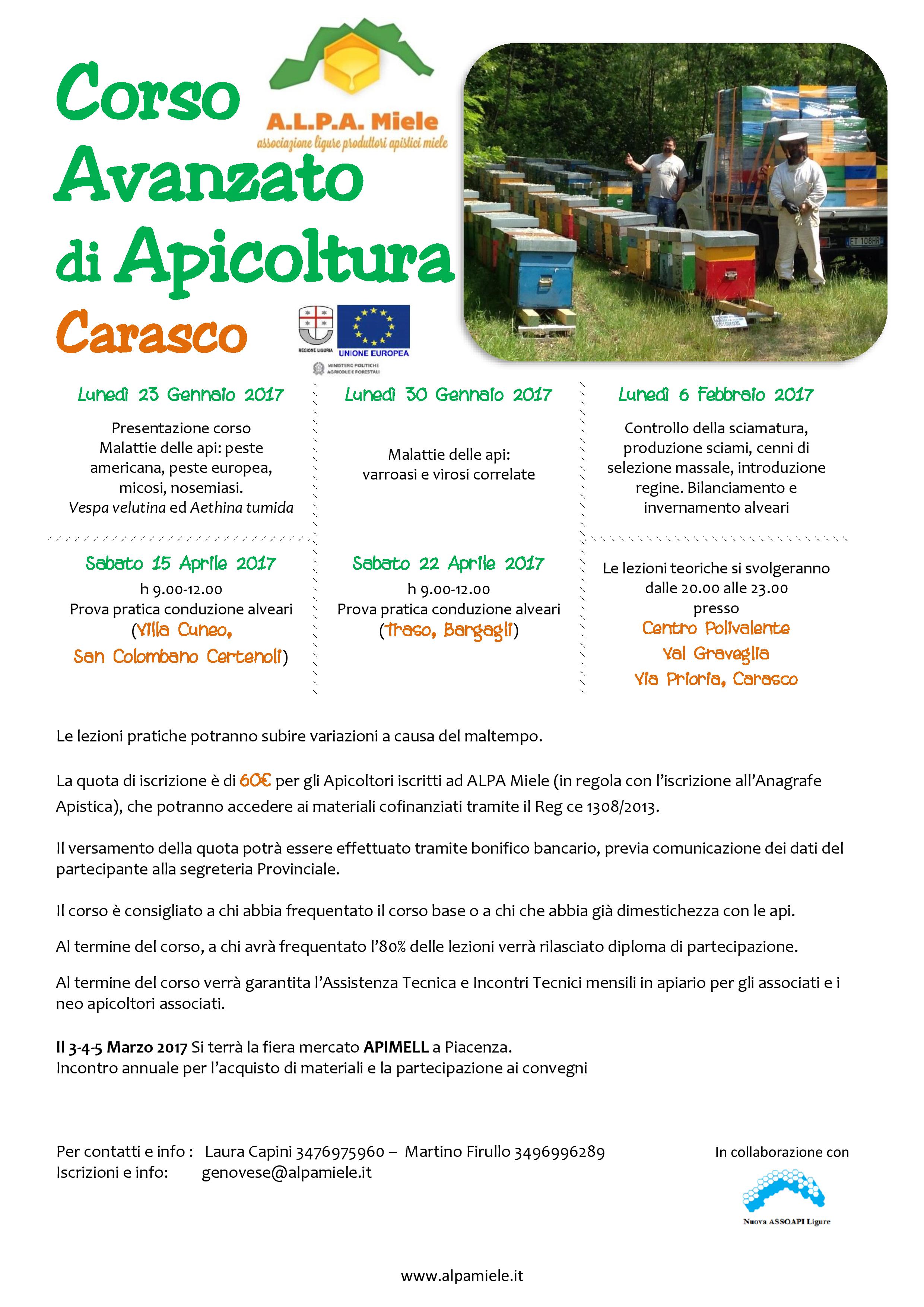 corso avanzato carasco