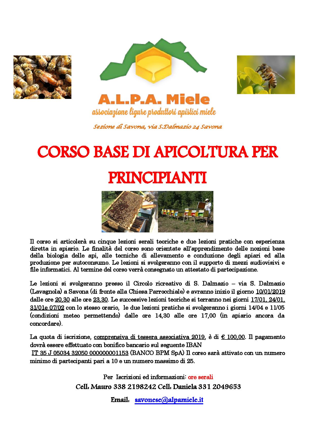 corso base SV 19